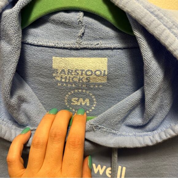 Call her‎ daddy “I am unwell” light blue cropped hoodie Size S - Picture 5 of 9